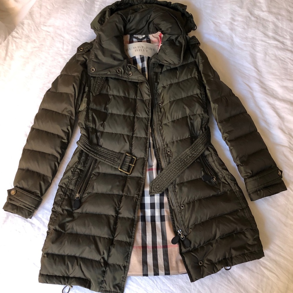 Burberry Quilted Down Puffer Coat